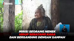Miris! Seorang Nenek di Ponorogo Hidup Sebatang Kara dan Bersanding dengan Sampah