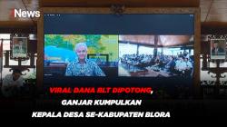 Viral! Dana BLT Dipotong, Ganjar Kumpulkan Kepala Desa Se-Kabupaten Blora