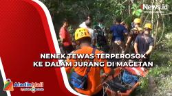 Nenek Tewas Terperosok ke Dalam Jurang di Magetan