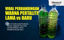 Infografis Viral Perbandingan Warna Pertalite Lama dan Baru