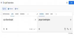 Translate Bahasa Jawa ke Indonesia