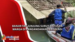 Banjir Tak Junjung Surut, Ratusan Warga di Pangandaran Terisolasi