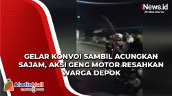 Berawal dari Konvoi, 2 Geng Motor di Depok Terlibat Tawuran