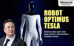 Infografis Robot Optimus Tesla