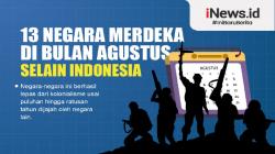Infografis 13 Negara yang Merdeka di Bulan Agustus Selain Indonesia, Ada Malaysia