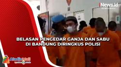 Belasan Pengedar Ganja dan Sabu di Bandung Diringkus Polisi