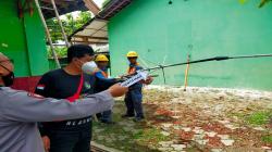 Turunkan Antena HT, Warga di Sragen Tersengat Listrik