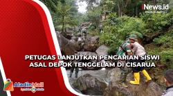 Petugas Lanjutkan Pencarian Siswi Asal Depok Tenggelam di Cisarua
