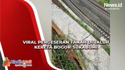 Pergeseran Tanah di Jalur Kereta Bogor-Sukabumi, KAI Sebut Masih Aman