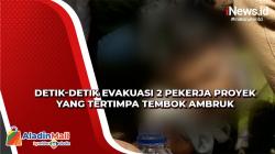 Dramatis, Evakuasi 2 Pekerja Proyek yang Tertimpa Tembok Ambruk di Bandung Barat