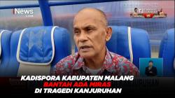 Kadispora Kabupaten Malang Bantah Ada Miras di Tragedi Kanjuruhan