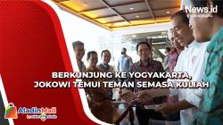Presiden Jokowi Temui Teman Semasa Kuliah saat Berkunjung ke Yogyakarta
