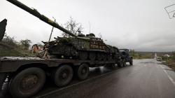 Gedung Pemerintah Kota Donetsk Diserang Pasukan Ukraina, Pintu Masuk Utama Ditabrak