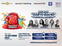 Sasar Kaum Milenial, MNC Bank Intens Kunjungi Kampus Pilihan di Oktober 2022  