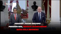 Presiden Jokowi Bertemu Presiden FIFA, Sepakat Transformasi Sepak Bola Indonesia 