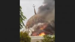 Kubah Masjid Jakarta Islamic Center Terbakar, Ini Kesaksian Warga