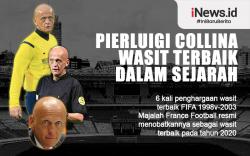 Infografis Pierluigi Collina Wasit Terbaik dalam Sejarah Sepak Bola