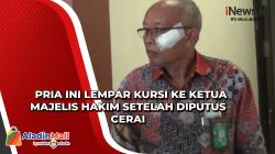Pria Ini Lempar Kursi ke Ketua Majelis Hakim setelah Diputus Cerai