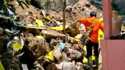 Akibat Diguyur Hujan Deras, Tebing Longsor dan 3 Kios di Padalarang KBB Ambruk