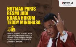 Infografis Hotman Paris Resmi Jadi Kuasa Hukum Teddy Minahasa