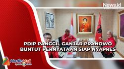 PDIP Panggil Ganjar Pranowo Buntut Pernyataan Siap Nyapres