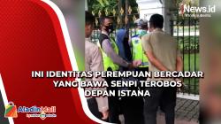 Ini Identitas Perempuan Bercadar yang Bawa Senpi Terobos depan Istana