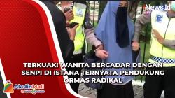Terkuak! Wanita Bercadar dengan Senpi di Istana Ternyata Pendukung Ormas Radikal