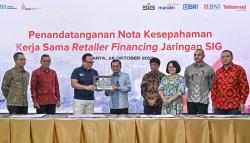 Tingkatkan Fasilitas Pembiayaan Retailer Toko Bangunan, SIG Gandeng Sejumlah Perusahaan BUMN