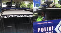 Tak Ada Tilang Manual, Jangan Coba Langgar Lalu Lintas Mobil Polisi Dipasang CCTV
