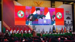 Isi Akhir Pekan, Prabowo Hadiri Wisuda Universitas Kebangsaan RI Bandung