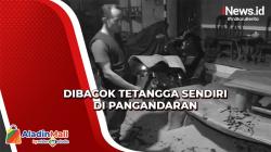 Geger! Pria di Pangandaran Dibacok Tetangga saat Gendong Cucu<