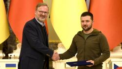 Zelensky Teken Deklarasi Bersama dengan PM Ceko terkait Keanggotaan Ukraina di NATO
