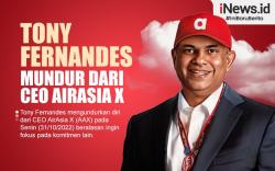Infografis Tony Fernandes Mundur dari CEO AirAsia X