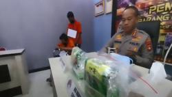 Tabrak Polisi dengan Motor, 2 Pria di Palembang Bawa Sabu 2 Kg Ditangkap