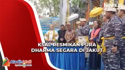 Resmikan Pura Dharma Segara, Ini Harapan Kasal Laksamana TNI Yudo Margono
