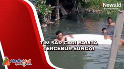 Balita di Bekasi Hilang Tercebur Sungai saat Ditinggal Orang Tua ke Kamar Mandi