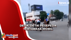 Pesepeda Tertabrak Mobil di Harmoni setelah Nekat Terobos Lampu Merah