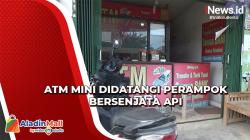 2 Pria Bersenjata Api Rampok Kios ATM Mini di Bandar Lampung