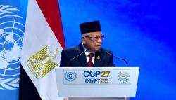 Wapres Ma'ruf Amin Dorong Implementasi Atasi Perubahan Iklim pada KTT COP27