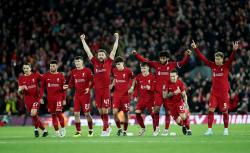 Hasil Piala Liga Inggris: Liverpool Singkirkan Derby County Lewat Adu Penalti 