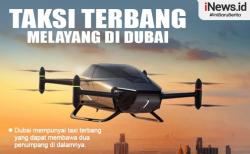 Infografis: Taksi Terbang Melayang di Dubai: Bisa Tampung 2 Penumpang
