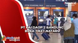 Penjualan Tiket KA Libur Nataru Dibuka, Warga di Bandung Mulai Serbu Loket Pemesanan<