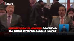 Jokowi dan Xi Jinping Saksikan Uji Coba Dinamis Kereta Cepat 