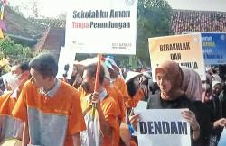Ratusan Siswa SMKN 1 Pundong Bantul Deklarasi Gerakan Anti Perundungan 