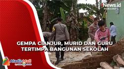 Tunggu KBM, Murid dan Guru Tertimpa Bangunan Sekolah di Caringin akibat Gempa Cianjur