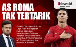 Infografis AS Roma Tak Tertarik Rekrut Cristiano Ronaldo