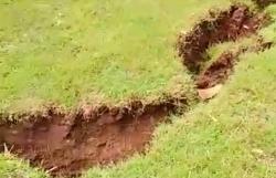 Tanah Bergerak Ancam Wilayah Ngawen Gunungkidul, Terjadi Rekahan Sepanjang 100 Meter