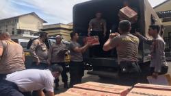 Polrestabes Bandung Kirim Bantuan Sembako dan Personel untuk Bantu Korban Gampa Cianjur<