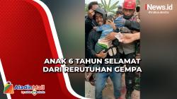 Bocah 6 Tahun di Cianjur Selamat dari Reruntuhan akibat Gempa
