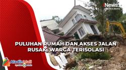 Begini Kondisi Warga Desa Sarampad usai Jalan Terputus Pascagempa Cianjur